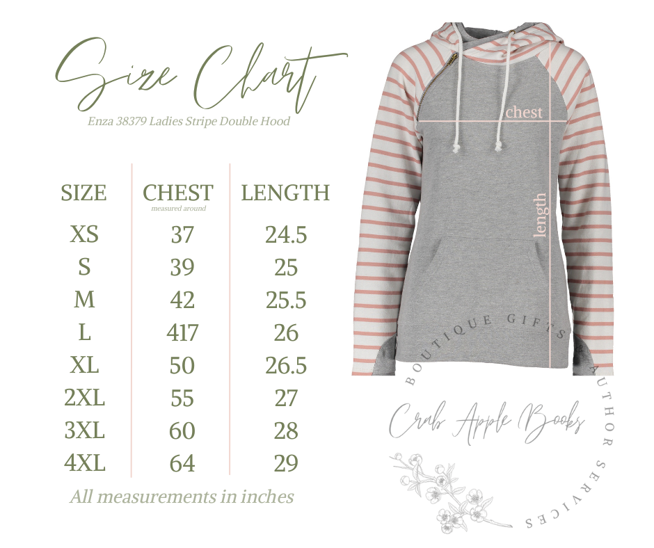 Little Goddess - Striped Double Hoodie