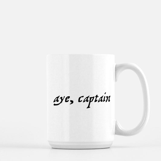 Aye Captain - Drinkware