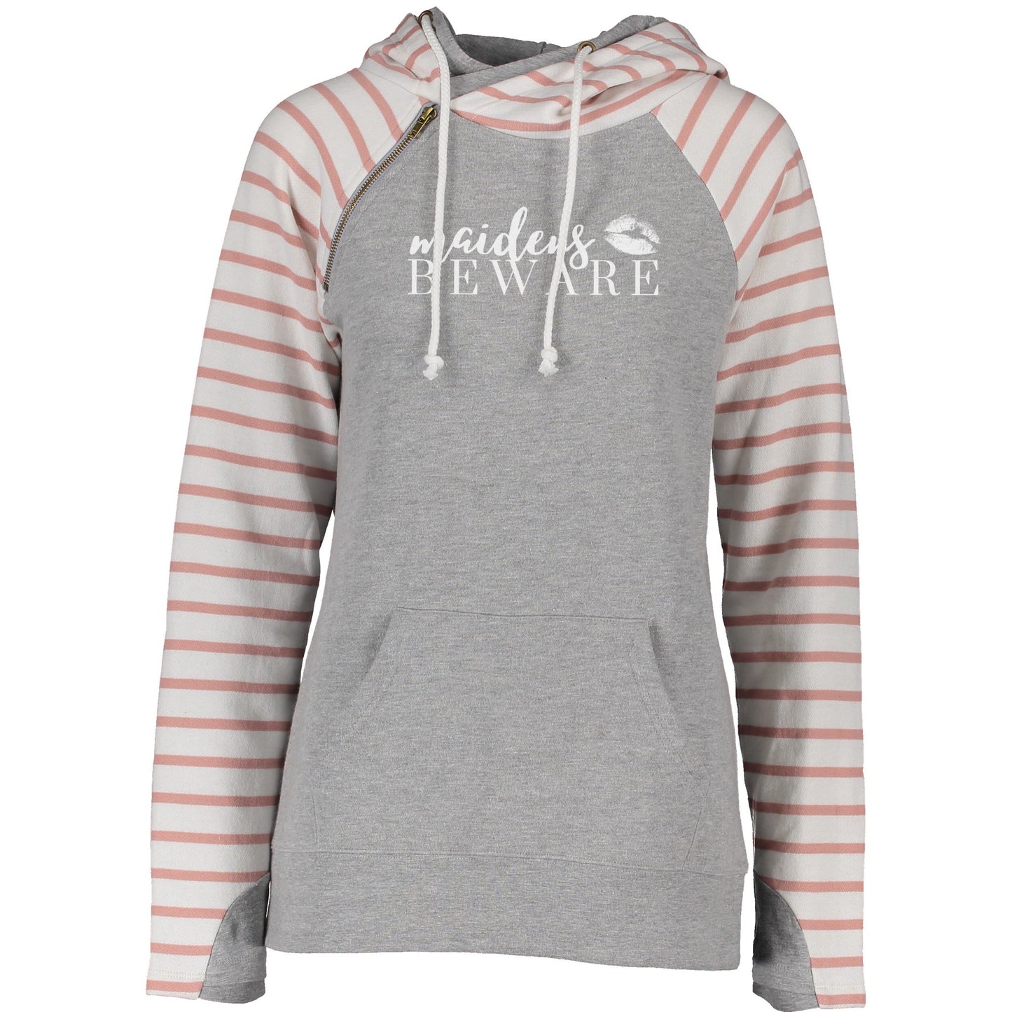Maidens Beware - Striped Double Hoodie