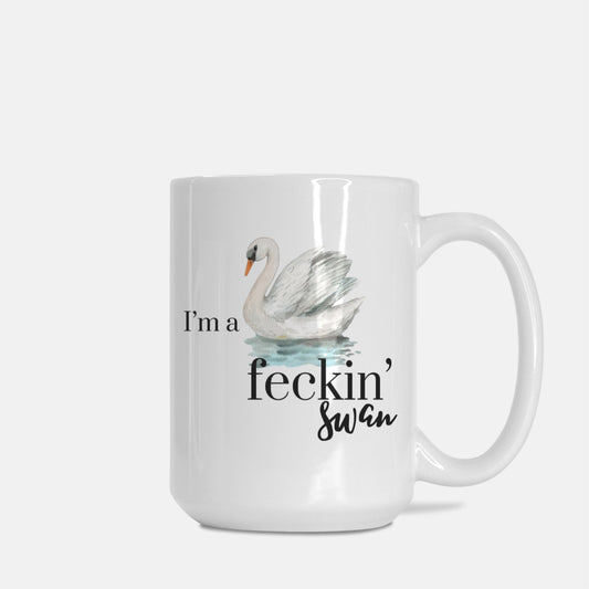 Feckin' Swan - Drinkware