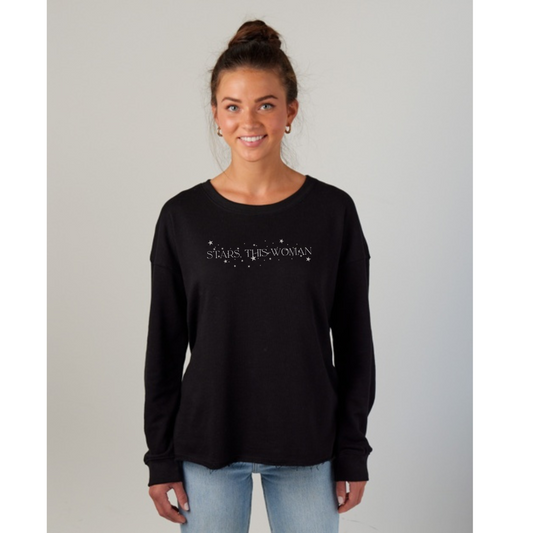 Stars This Woman - Beach Fleece Sweatshirts